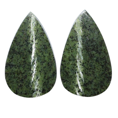 Natural Chrysotile Pair 3.5x22.5x3.5 mm Pear Shape Polished Gemstone LS142-07560