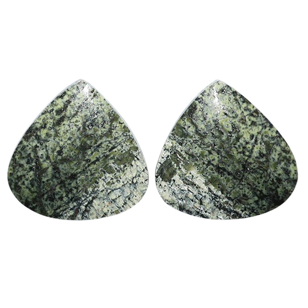 Natural Chrysotile Pair 18.3x18.7x4 mm Heart Shape Polished Gemstone LS142-07564