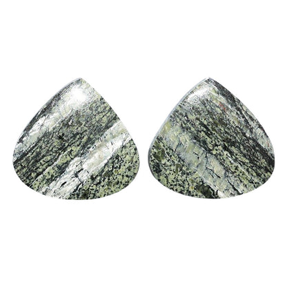 Natural Chrysotile Pair 21x22x3.7 mm Heart Shape Polished Gemstone LS142-07568