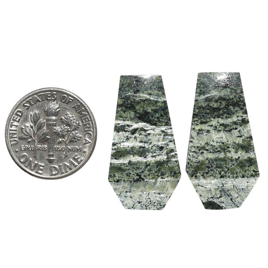 Natural Chrysotile Pair 14.1x26x3.5 mm Fancy Shape Polished Gemstone LS142-07571