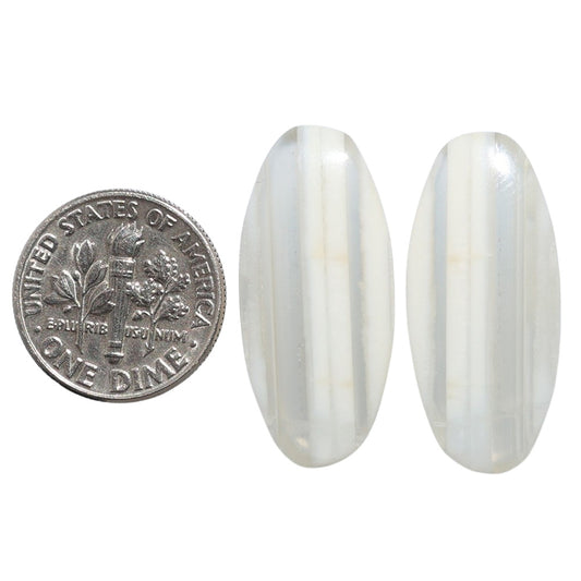 Banded Onyx Pair 12.8x28.25x4 mm Oval Shape Polished Gemstone LS143-07665