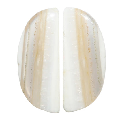 Banded Onyx Pair 11.5x28.8x4.2 mm Fancy Shape Polished Gemstone LS143-07675