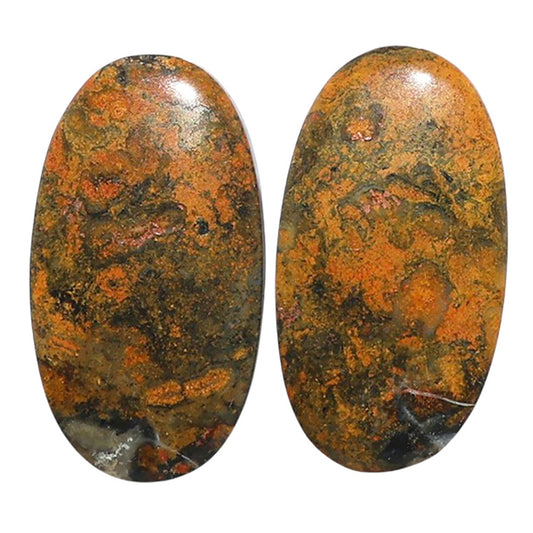 Eclipse Pair 12.8x23.5x4 mm Oval Shape Polished Gemstone LS144-07714