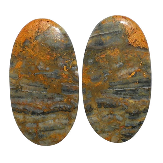 Eclipse Pair 13.8x25.25x3.5 mm Oval Shape Polished Gemstone LS144-07716