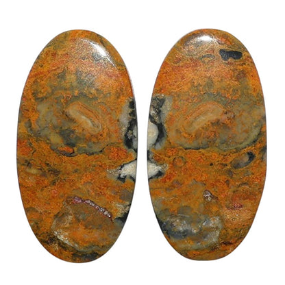 Eclipse Pair 12x24.1x4.5 mm Oval Shape Polished Gemstone LS144-07718