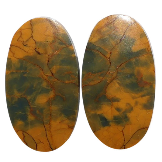 Eclipse Pair 13.3x24.2x3.5 mm Oval Shape Polished Gemstone LS144-07720