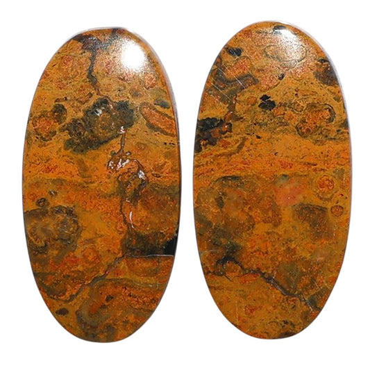 Eclipse Pair 13x25.8x4.5 mm Oval Shape Polished Gemstone LS144-07723