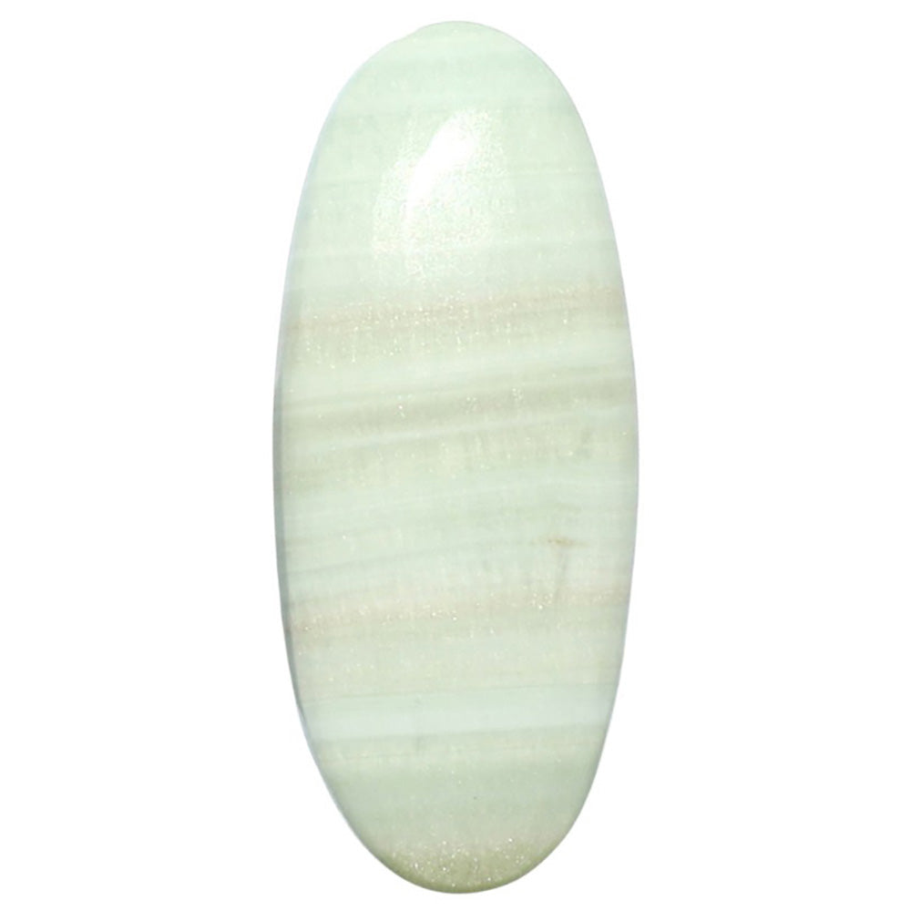 Saturn Chalcedony 14.4x34.3x4 mm Oval Shape Polished Gemstone LS145-08526