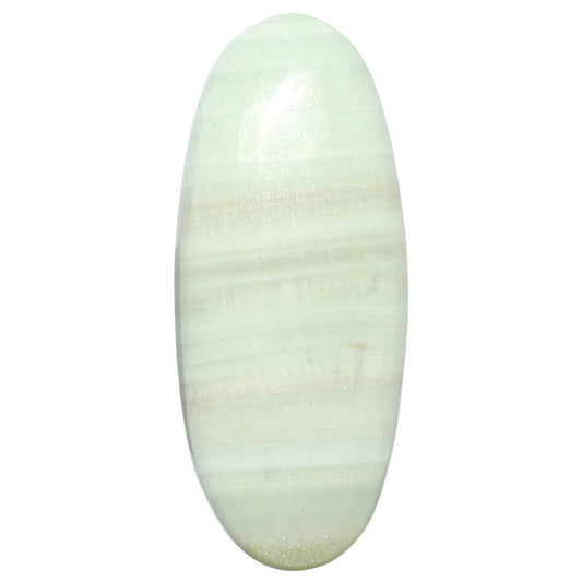 Saturn Chalcedony 14.4x34.3x4 mm Oval Shape Polished Gemstone LS145-08526