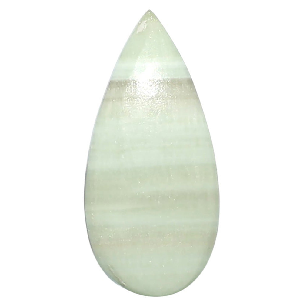 Saturn Chalcedony 12.25x25.8x3 mm Pear Shape Polished Gemstone LS145-08533