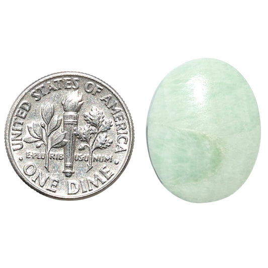 Saturn Chalcedony 15.7x20x4 mm Oval Shape Polished Gemstone LS145-08534