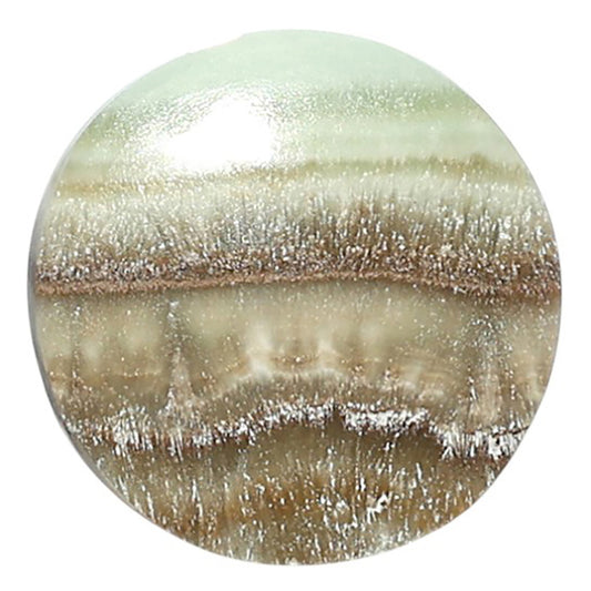 Saturn Chalcedony 20.5x20.5x3.5 mm Oval Shape Polished Gemstone LS145-08537