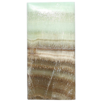 Saturn Chalcedony 15x30.4x3 mm Baguette Shape Polished Gemstone LS145-08539