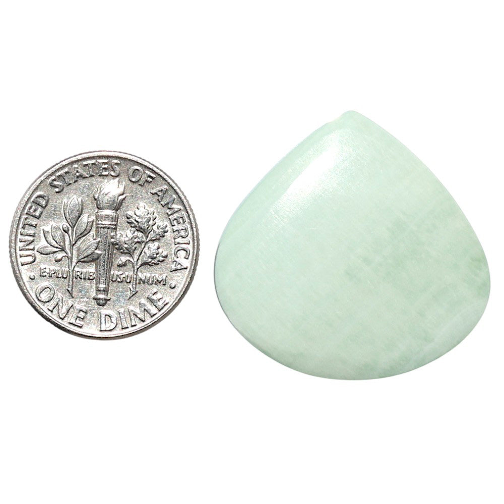 Saturn Chalcedony 25.2x25.9x3.5 mm Heart Shape Polished Gemstone LS145-08540