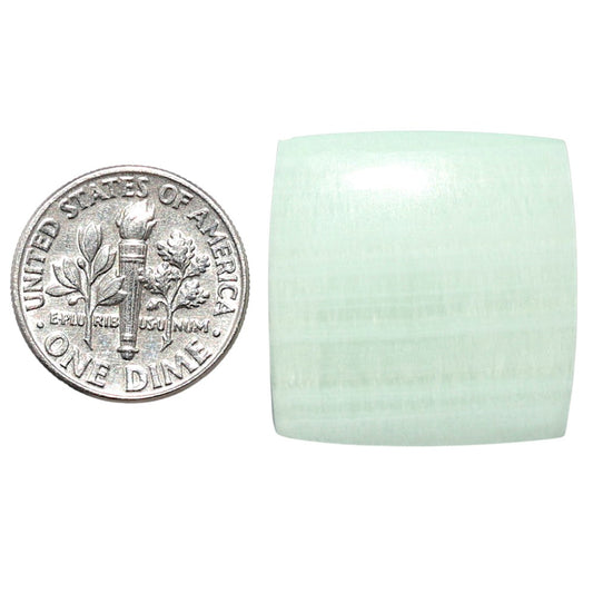 Saturn Chalcedony 22.9x23.55x4 mm Cushion Shape Polished Gemstone LS145-08541