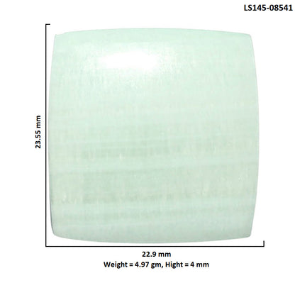 Saturn Chalcedony 22.9x23.55x4 mm Cushion Shape Polished Gemstone LS145-08541