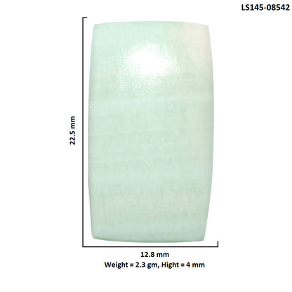 Saturn Chalcedony 12.8x22.5x4 mm Baguette Shape Polished Gemstone LS145-08542