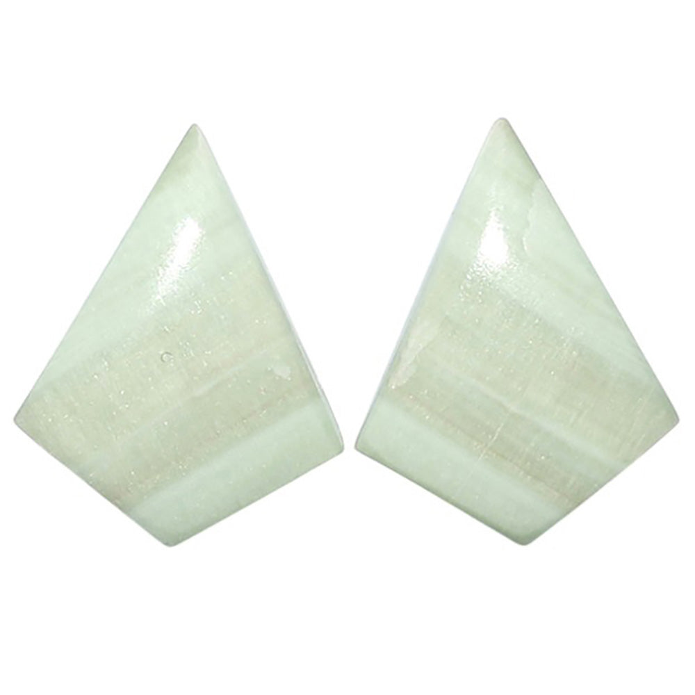 Saturn Chalcedony Pair 15x19.5x3.5 mm Fancy Shape Polished Gemstone LS145-08556