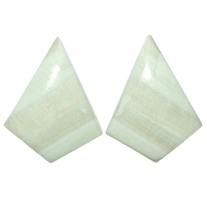 Saturn Chalcedony Pair 15x19.5x3.5 mm Fancy Shape Polished Gemstone LS145-08556
