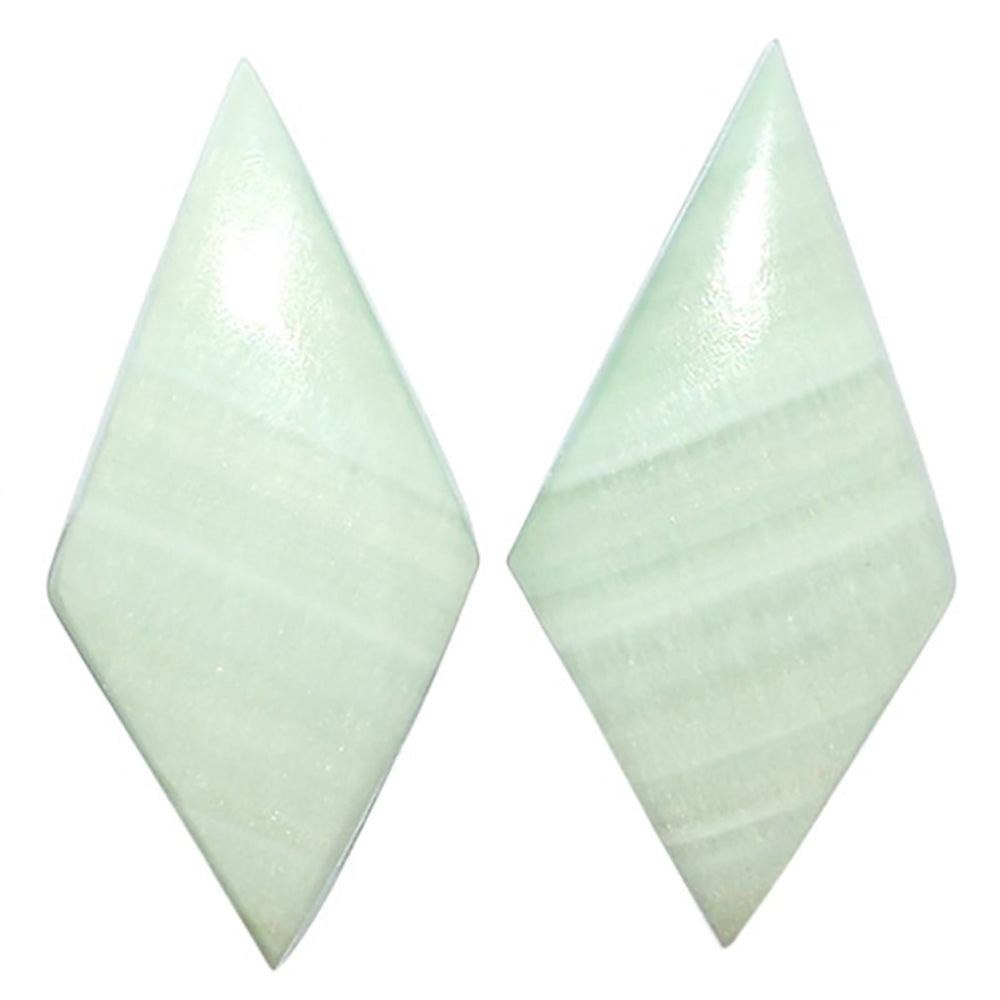 Saturn Chalcedony Pair 12.2x25x3.5 mm Fancy Shape Polished Gemstone LS145-08558