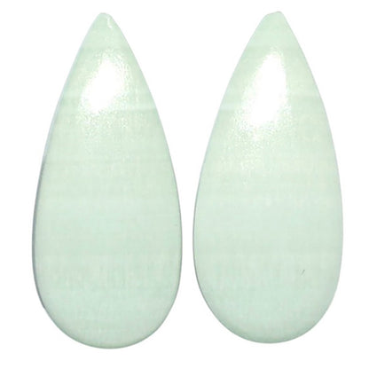 Saturn Chalcedony Pair 9.6x21.5x3 mm Pear Shape Polished Gemstone LS145-08561