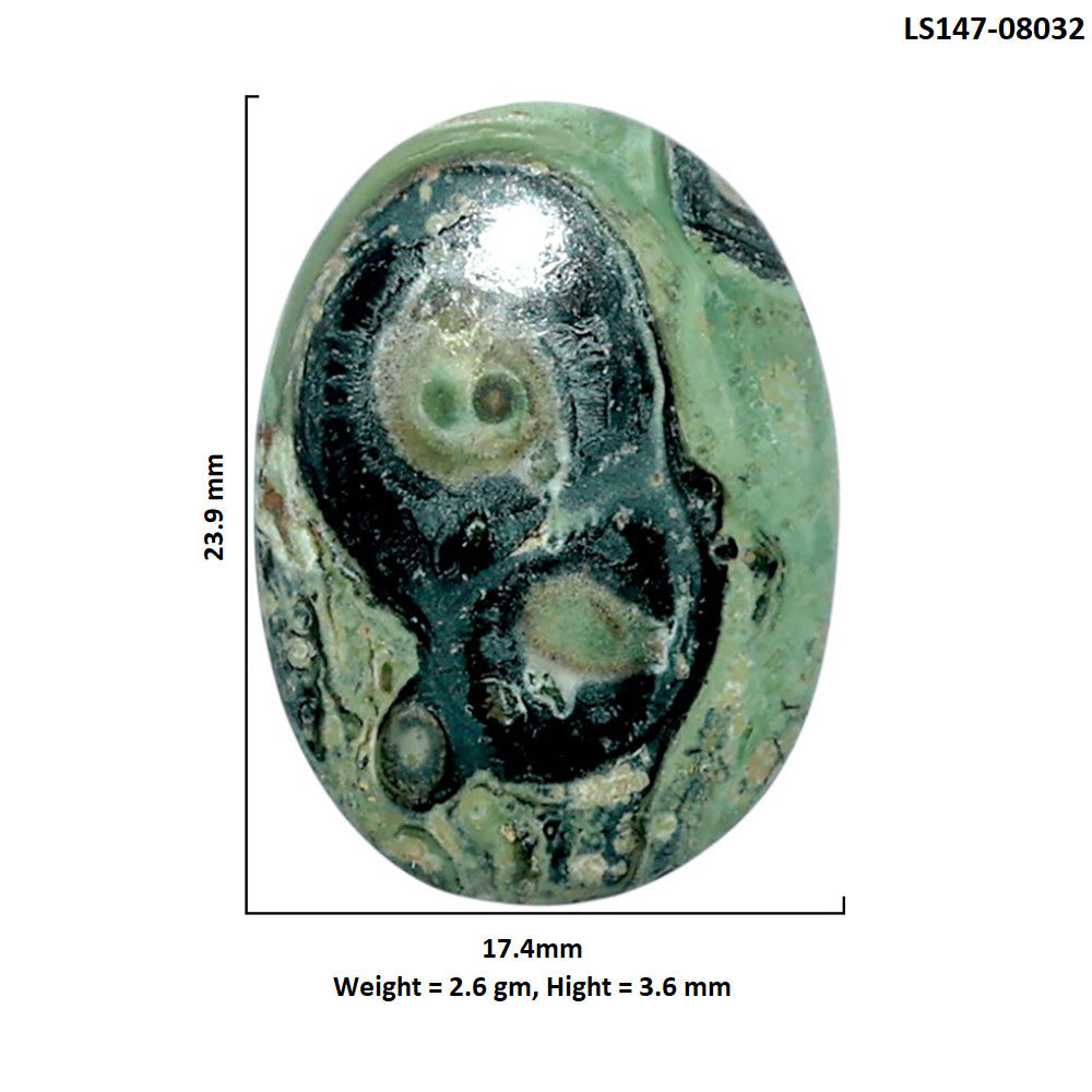 Star Galaxy Jasper 17.4x23.9x3.6 mm Oval Shape Polished Gemstone LS147-08032