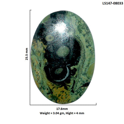 Star Galaxy Jasper 17.6x25.5x4 mm Oval Shape Polished Gemstone LS147-08033