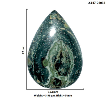 Star Galaxy Jasper 19.1x27x5 mm Pear Shape Polished Gemstone LS147-08034