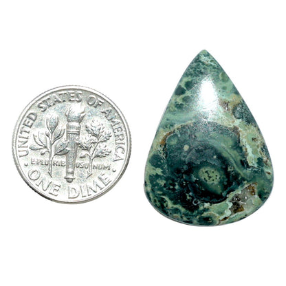 Star Galaxy Jasper 19.5x26.45x4.8 mm Pear Shape Polished Gemstone LS147-08040