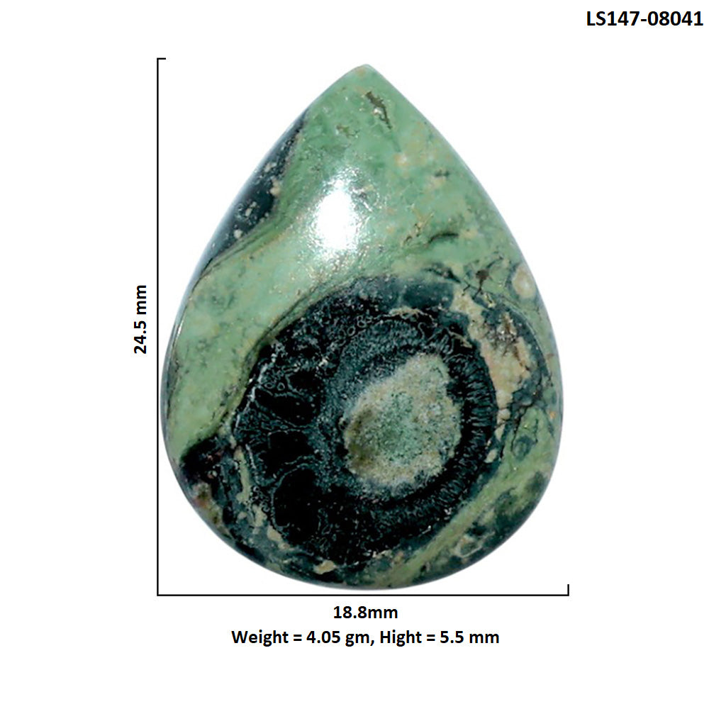 Star Galaxy Jasper 18.8x24.5x5.5 mm Pear Shape Polished Gemstone LS147-08041