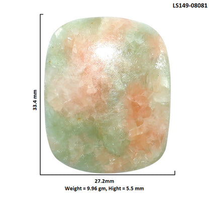 Golden Seraphinite 27.2x33.4x5.5 mm Cushion Shape Polished Gemstone LS149-08081