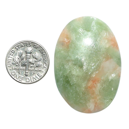 Golden Seraphinite 27.3x39.2x6 mm Oval Shape Polished Gemstone LS149-08082