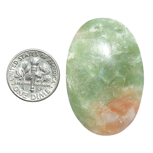 Golden Seraphinite 25.8x39x6.5 mm Oval Shape Polished Gemstone LS149-08084