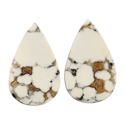 Wild Horse Jasper Pair 17.1x27.6x4 mm Pear Shape Polished Gemstone LS15-04732