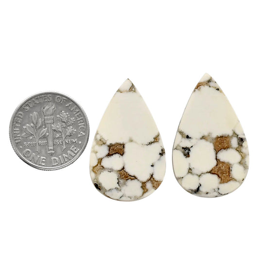Wild Horse Jasper Pair 17.1x27.6x4 mm Pear Shape Polished Gemstone LS15-04732