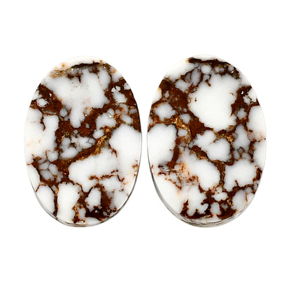 Wild Horse Jasper Pair 14.5x20.8x4.5 mm Oval Shape Polished Gemstone LS15-04742
