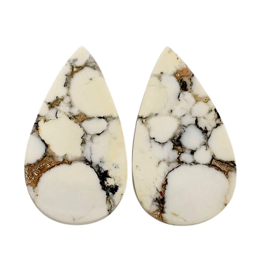 Wild Horse Jasper Pair 15.7x27.2x4 mm Pear Shape Polished Gemstone LS15-04745