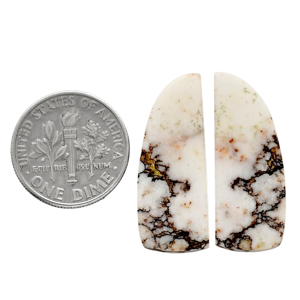 Wild Horse Jasper Pair 10.6x27.2x3 mm Fancy Shape Polished Gemstone LS15-04746