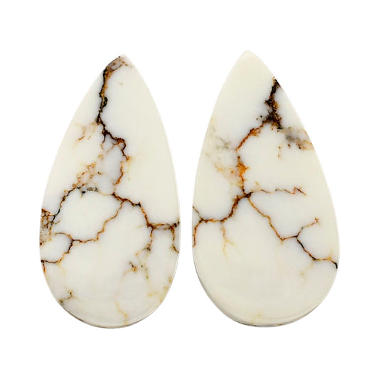 Wild Horse Jasper Pair 14.8x28.5x4.5 mm Pear Shape Polished Gemstone LS15-04749