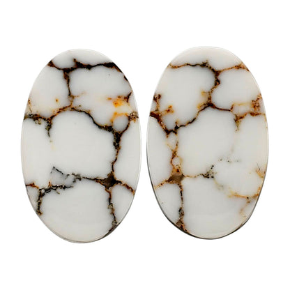 Wild Horse Jasper Pair 14.6x23.2x4 mm Oval Shape Polished Gemstone LS15-04751
