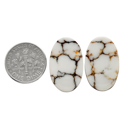 Wild Horse Jasper Pair 14.6x23.2x4 mm Oval Shape Polished Gemstone LS15-04751