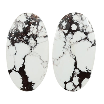 Wild Horse Jasper Pair 12.6x23x3.2 mm Oval Shape Polished Gemstone LS15-07510