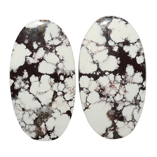 Wild Horse Jasper Pair 13.3x24.2x3.5 mm Oval Shape Polished Gemstone LS15-07511