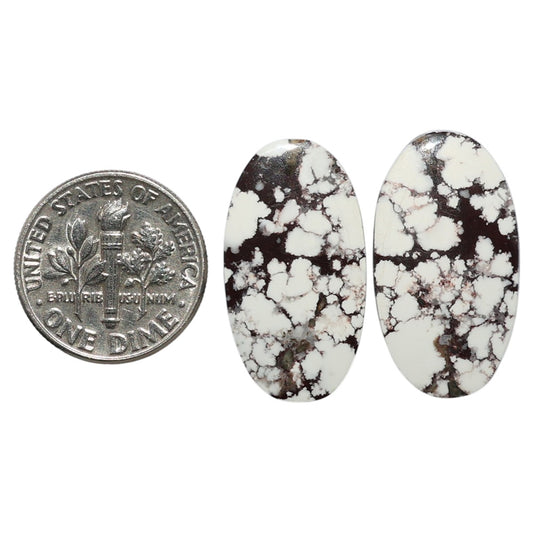Wild Horse Jasper Pair 13.3x24.2x3.5 mm Oval Shape Polished Gemstone LS15-07511
