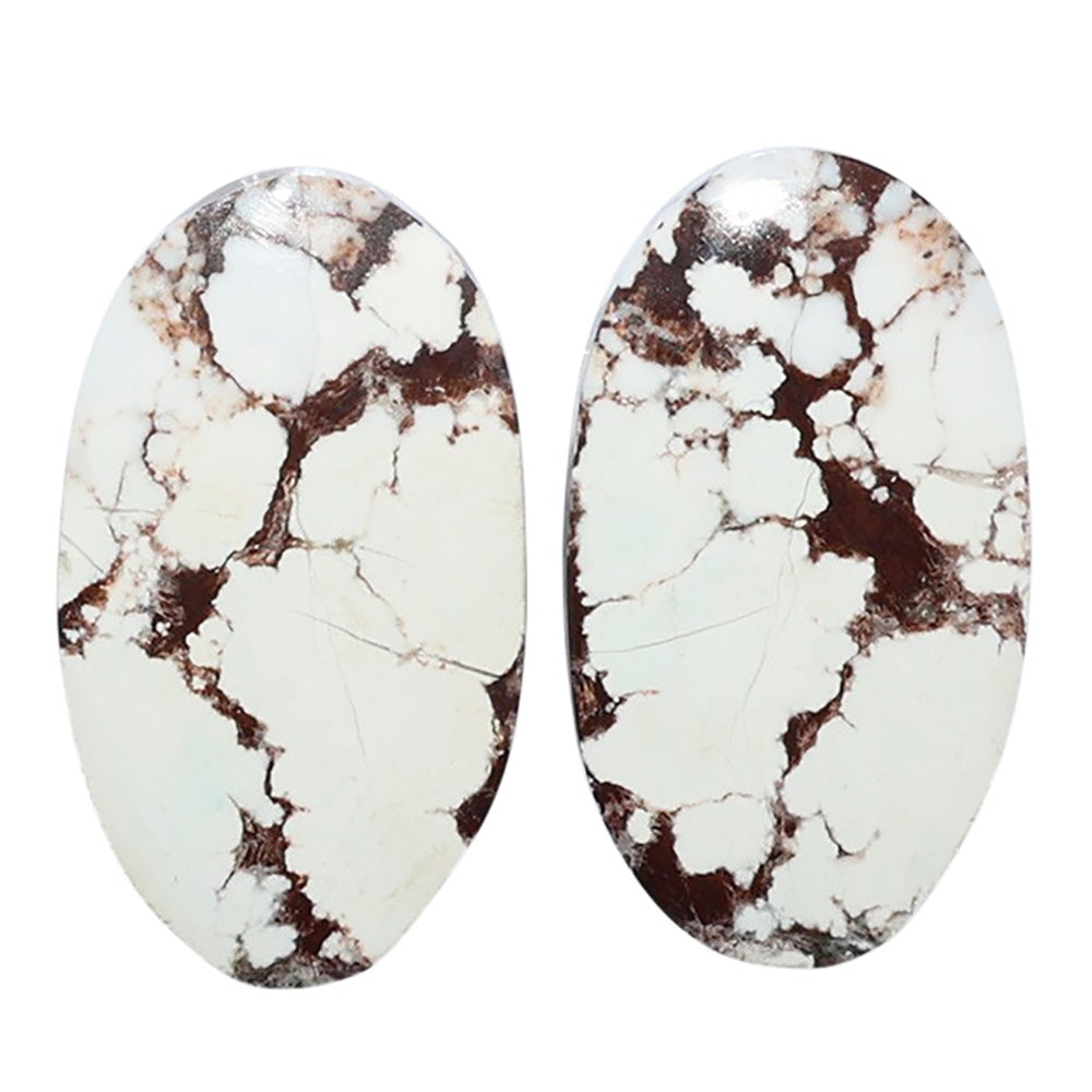Wild Horse Jasper Pair 13.5x23.5x4 mm Oval Shape Polished Gemstone LS15-07513