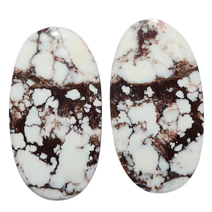 Wild Horse Jasper Pair 11.6x21.8x4 mm Oval Shape Polished Gemstone LS15-07515