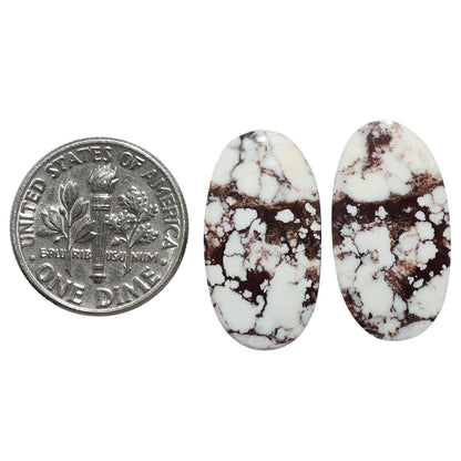 Wild Horse Jasper Pair 11.6x21.8x4 mm Oval Shape Polished Gemstone LS15-07515