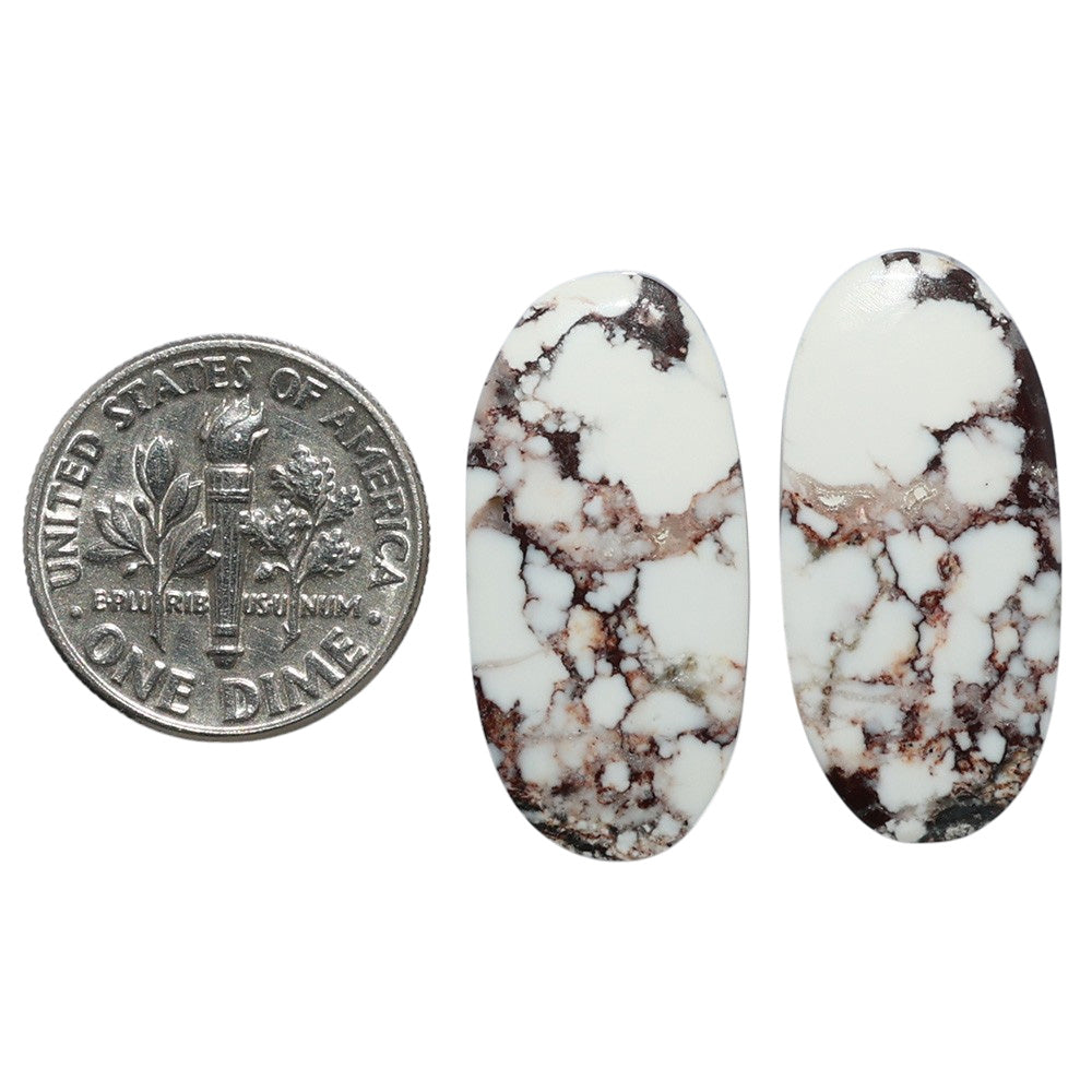 Wild Horse Jasper Pair 12.25x25.6x3.5 mm Oval Shape Polished Gemstone LS15-07517
