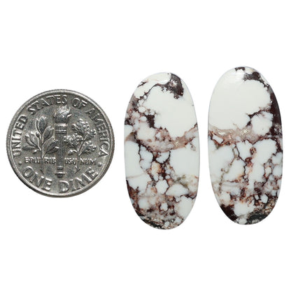 Wild Horse Jasper Pair 12.25x25.6x3.5 mm Oval Shape Polished Gemstone LS15-07517