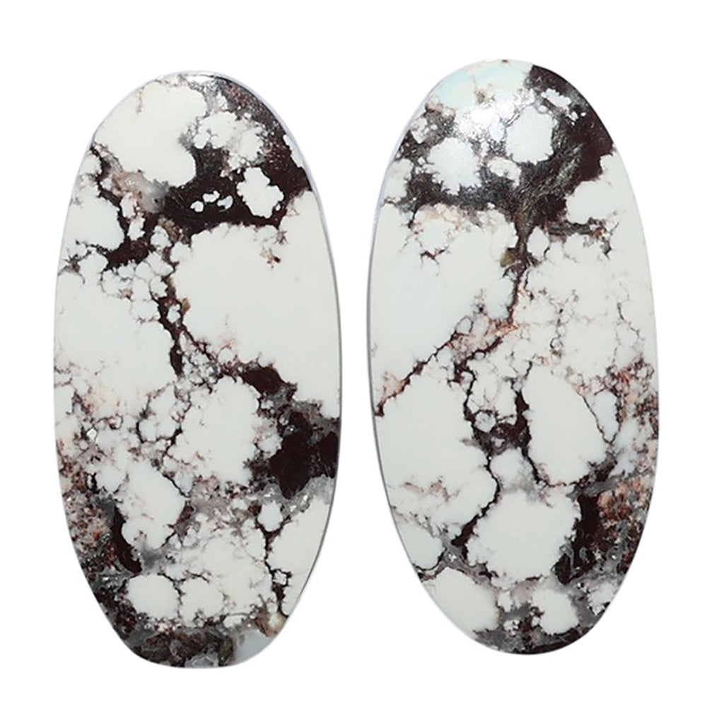 Wild Horse Jasper Pair 13x26.5x4.3 mm Oval Shape Polished Gemstone LS15-07518